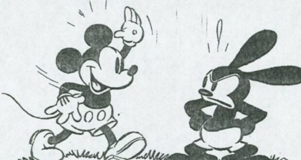 Oswald the Lucky Rabbit and Mickey Mouse