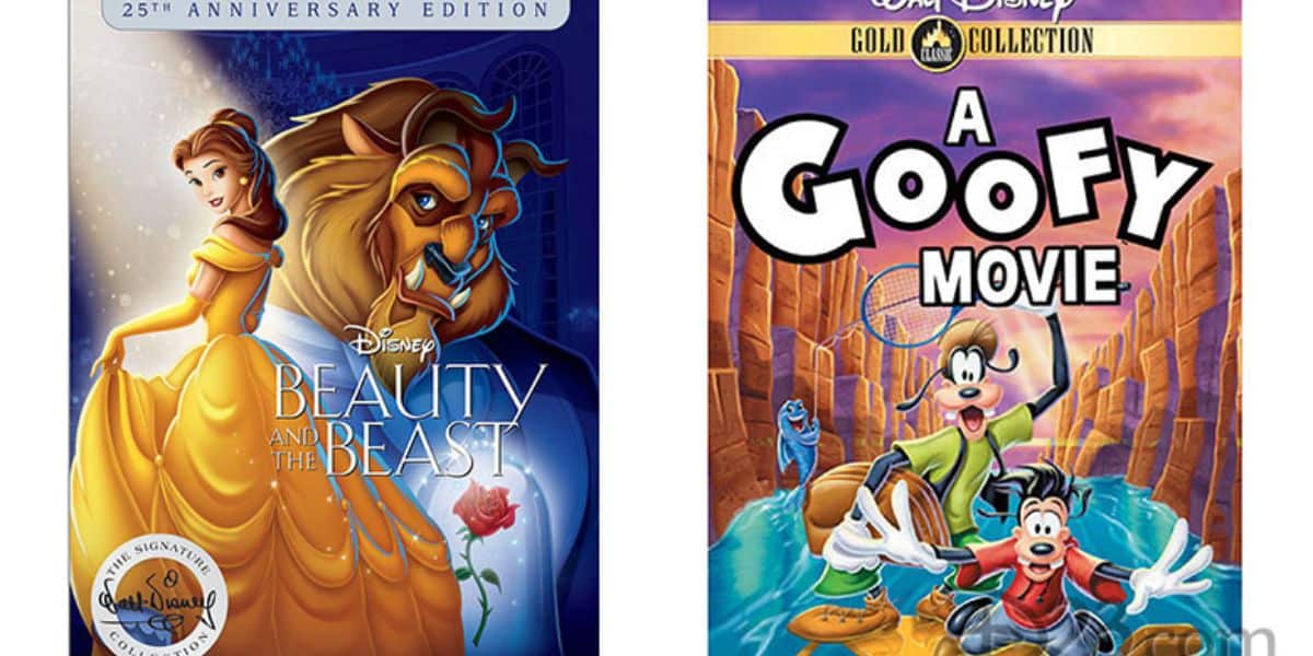 Disney DVD and VHS movies