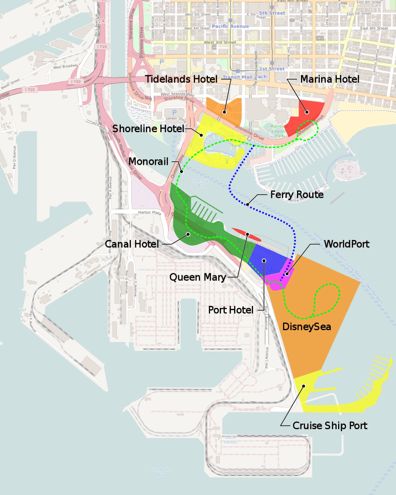 Port Disney Resort map