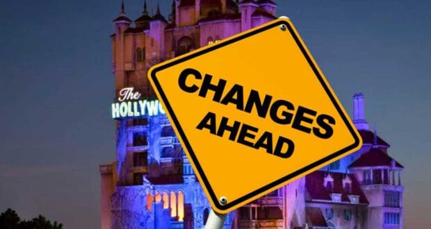 Disney's Hollywood Studios and Changes Sign