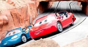 Disney Cars ride on the Disneyland Resort