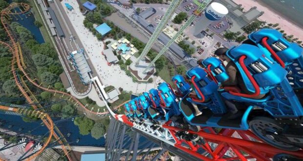 Roller Coaster going down