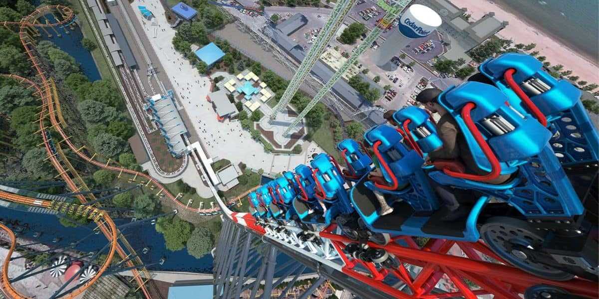 Roller Coaster going down