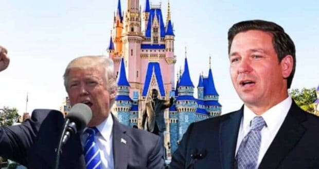 Trump and DeSantis Disney World