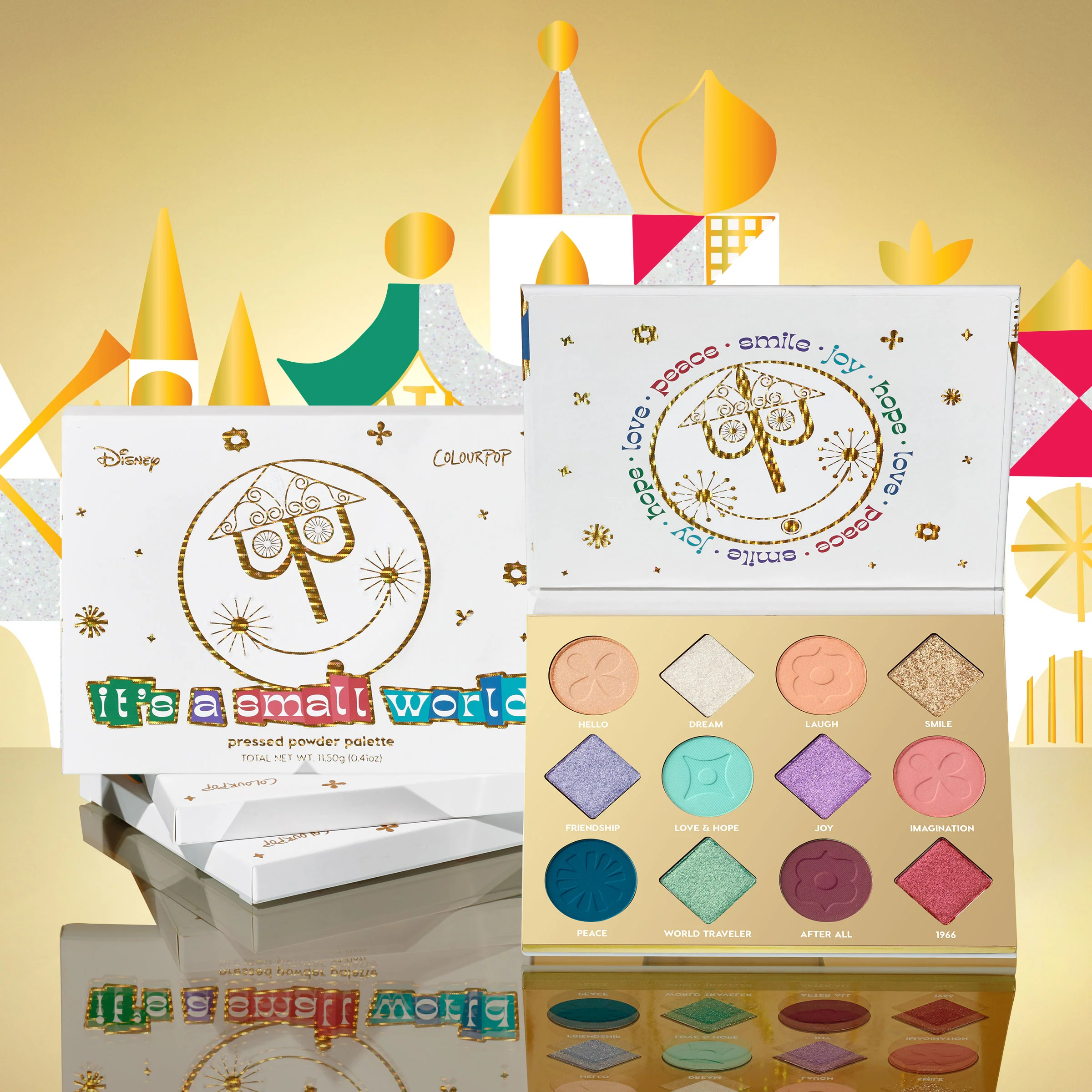 it's a small world colourpop eyeshadow palette 