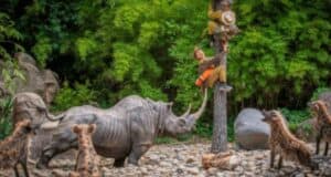 Disney Jungle Cruise Totem pole scene