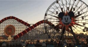 Roller Coaster at Disneyland Park