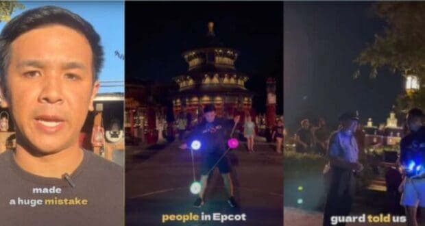 Yoyo influencer at Disneyland Park