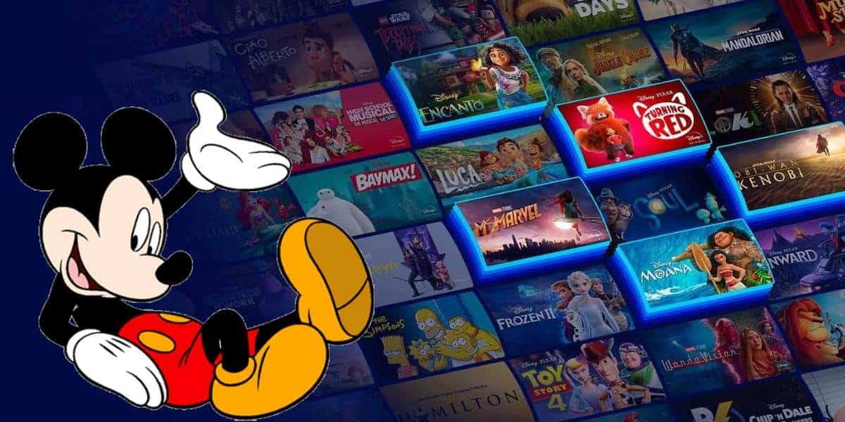 Mickey and the Disney+ app