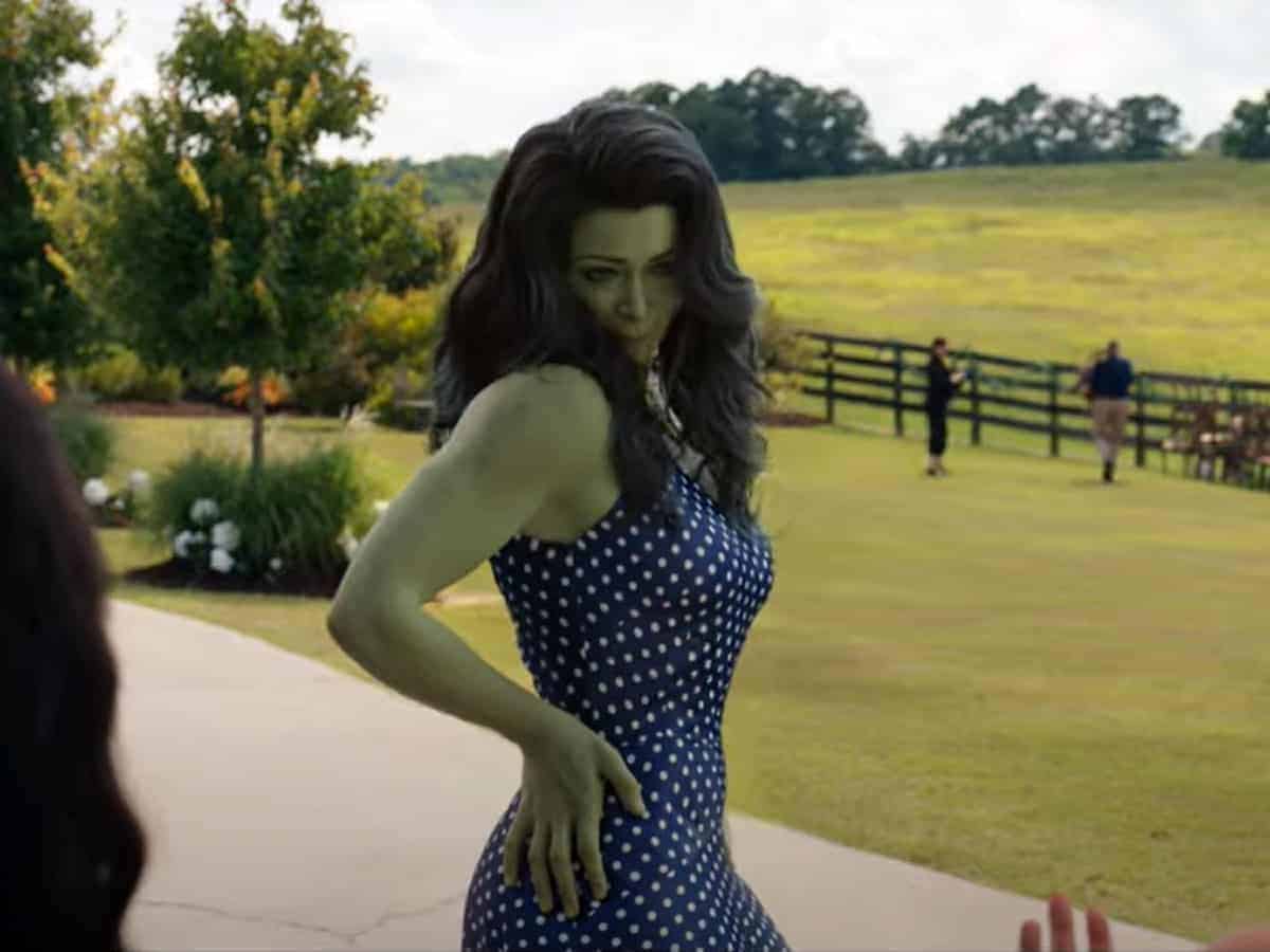 She Hulk posing