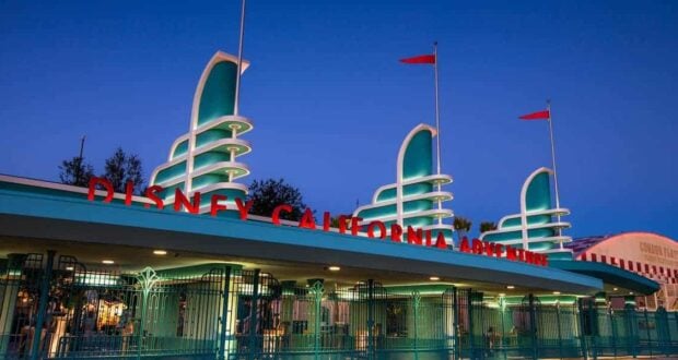 The entrance to Disney California Adventure Park
