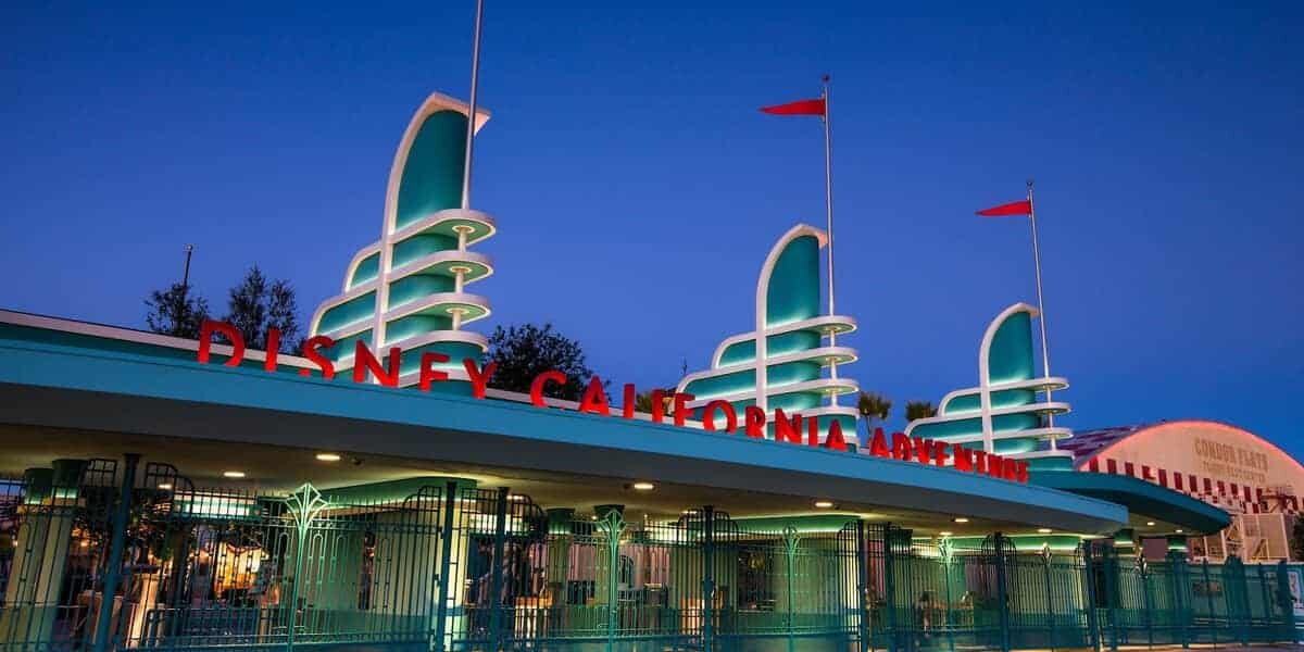 The entrance to Disney California Adventure Park