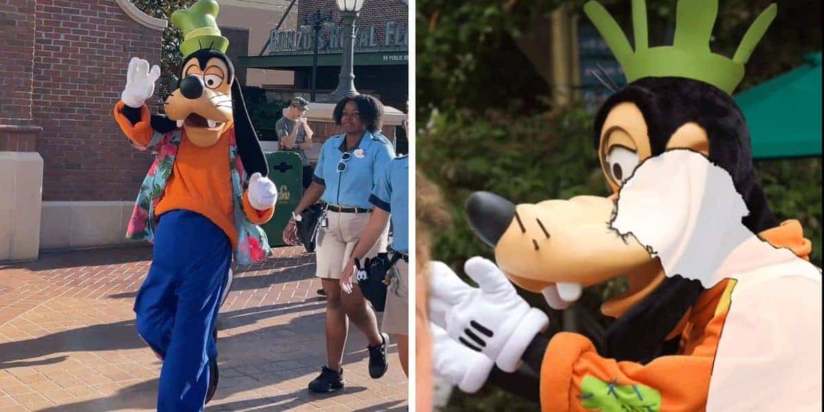 goofy disney character performer