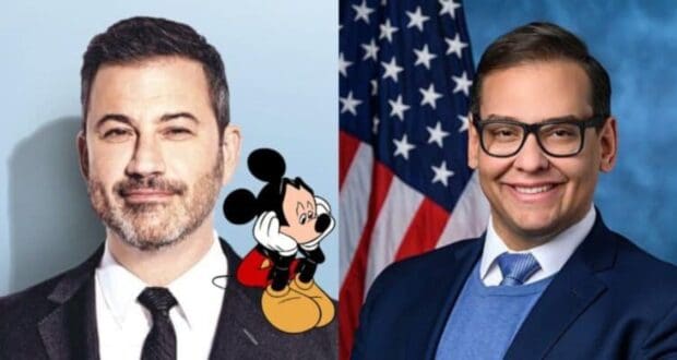 George Santos and Jimmy Kimmel