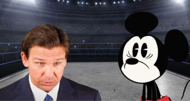 DeSantis Mickey Mouse Boxing ring