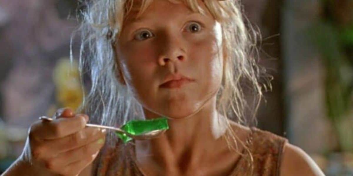 Lex with the Jell-O in 'Jurassic Park'