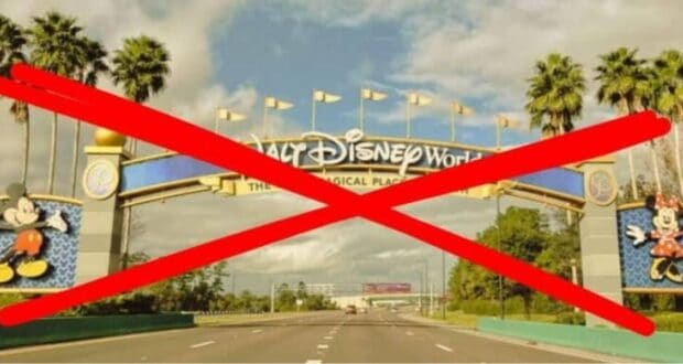 Disney World Cross Out