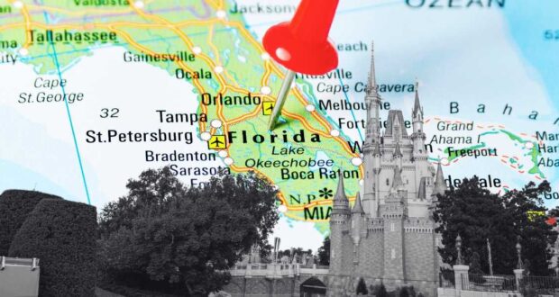 Florida Map Castle
