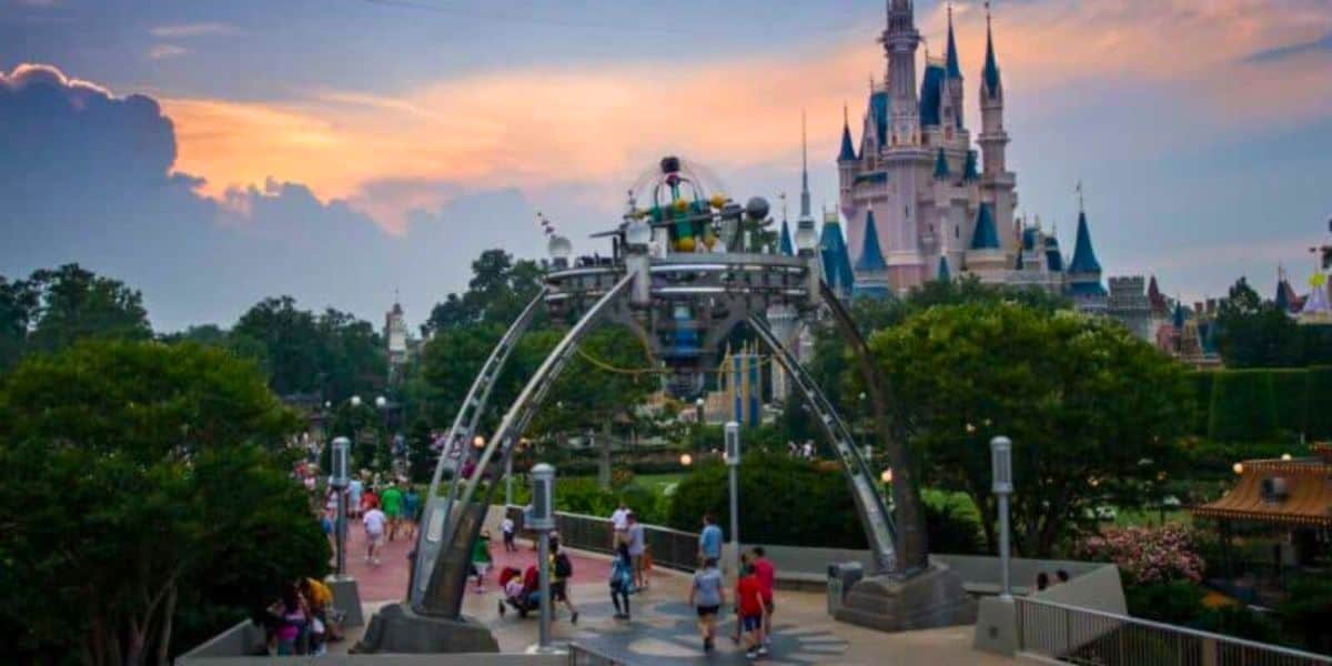 Cinderella Castle from Tomorrowland