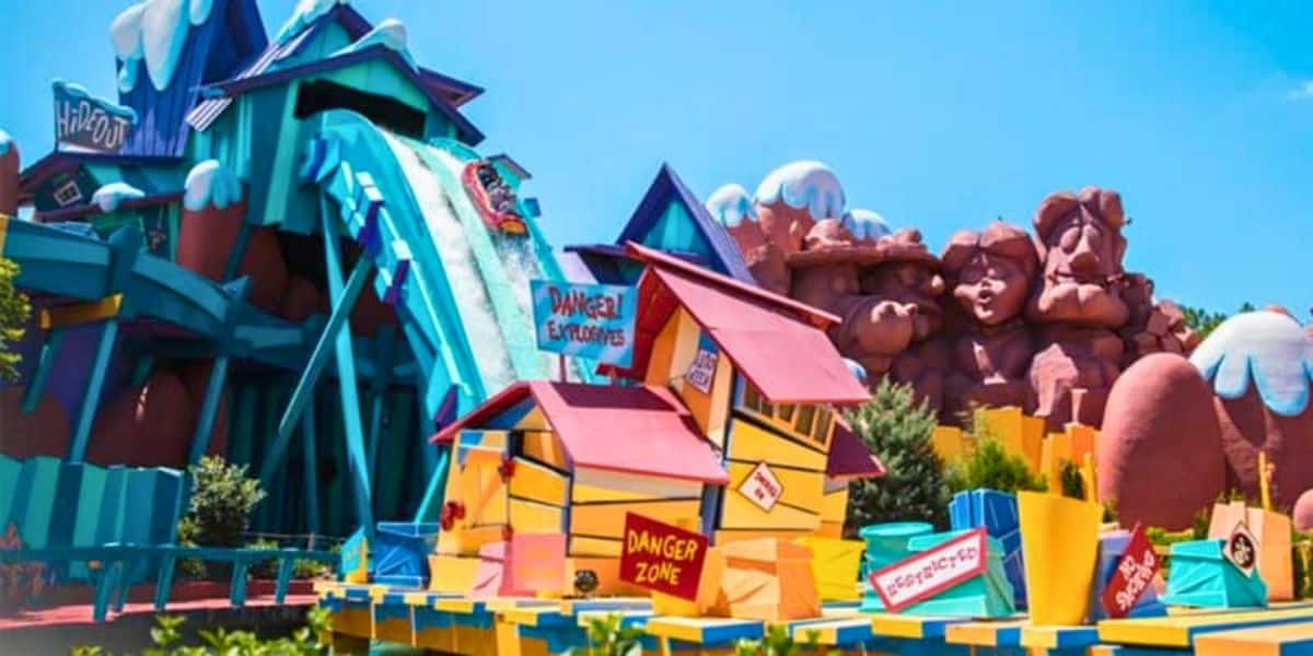 Dudley Do Right's Ripsaw Falls water ride at Universal Islands of Adventure
