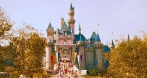A photo of Disneyland Park in the 1960s in California.