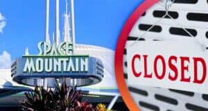 Disneyland Attraction closed now; Space Mountain