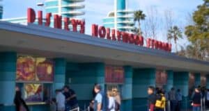 Guests entering Disney's Hollywood Studios Theme Park at Walt Disney World Resort