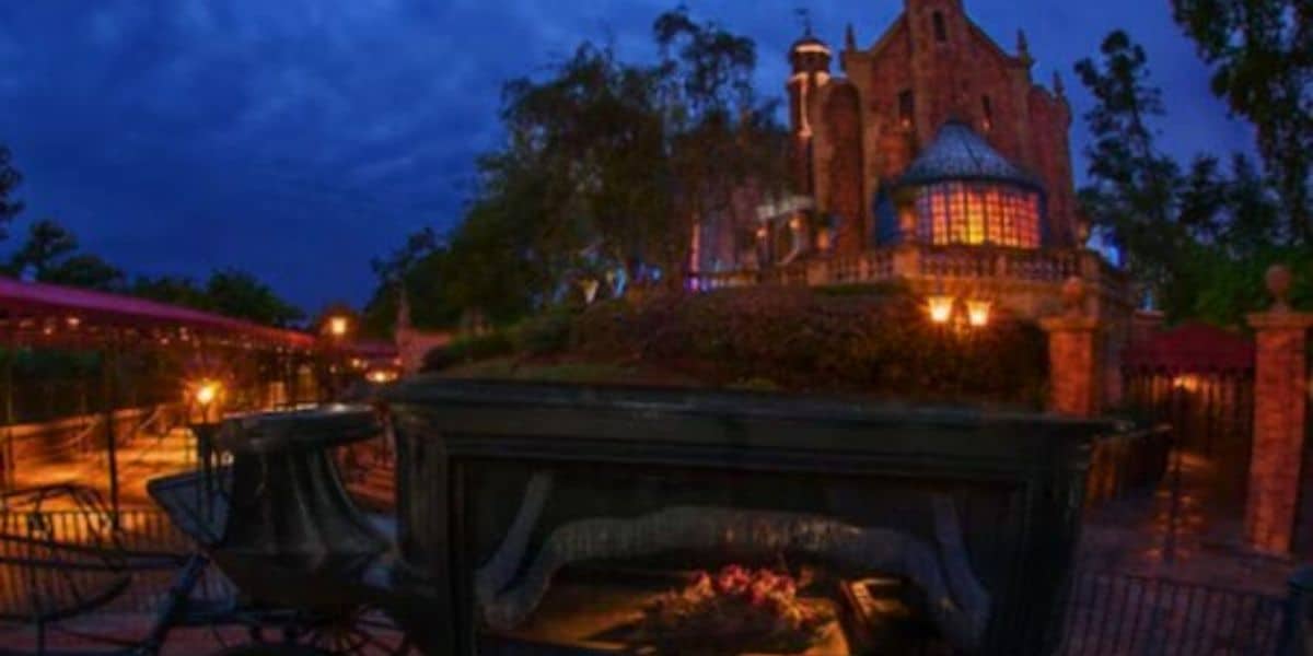 The Haunted Mansion in Liberty Square at the Magic Kingdom