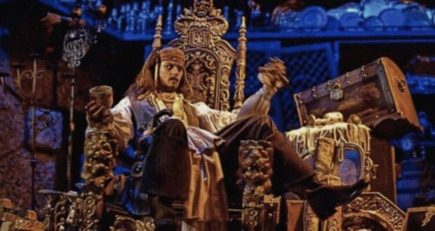Pirates of the Caribbean Jack Sparrow on ride