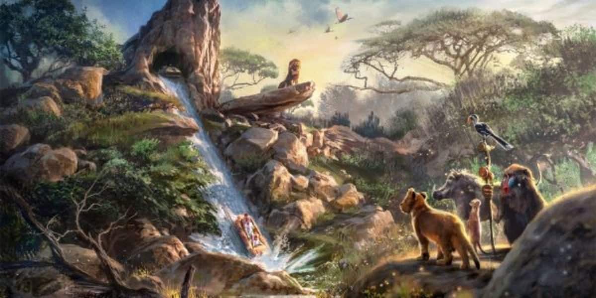 Concept art of 'The Lion King' attraction at Disneyland Paris