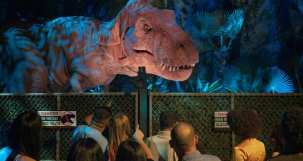 The T-Rex at Jurassic World: The Experience in London