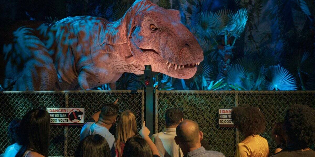 The T-Rex at Jurassic World: The Experience in London