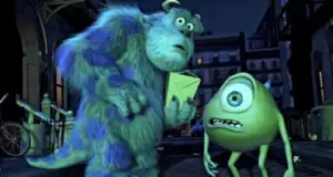 Mike and Sulley shocked in 'Monsters, Inc'