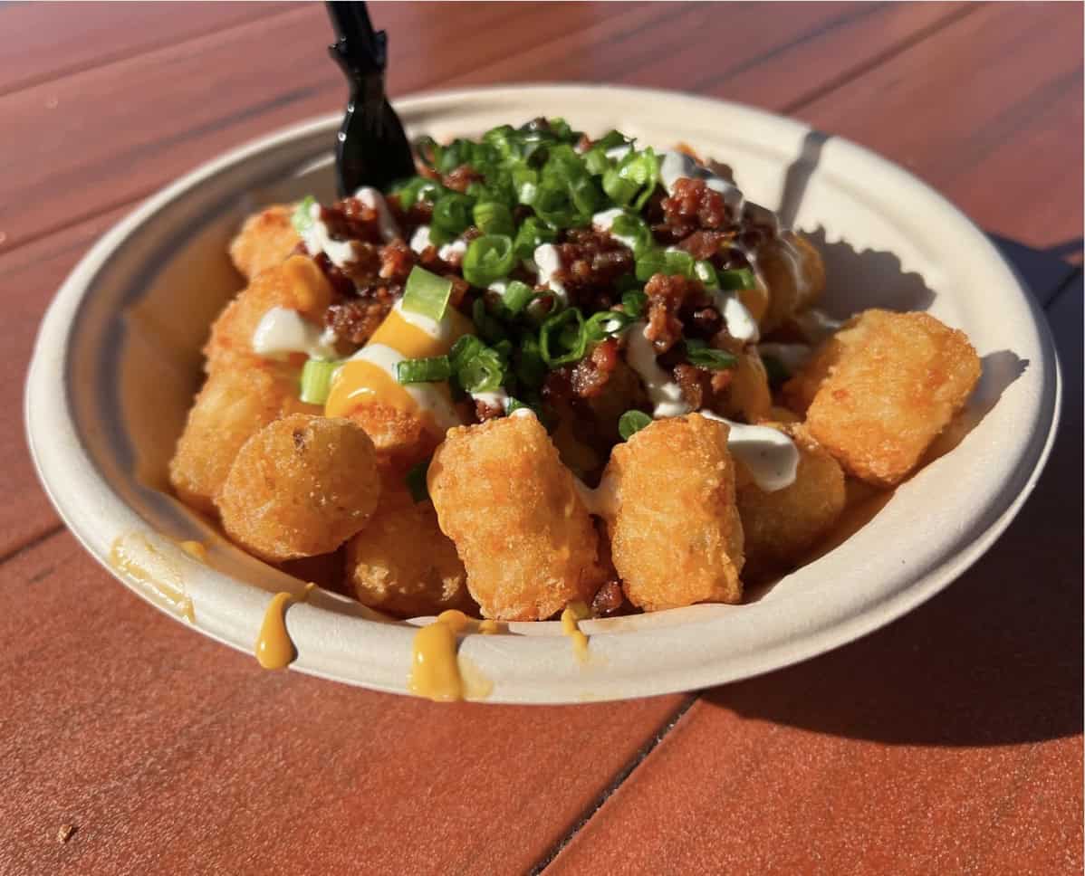 Cheddar, Bacon, Ranch tots from Friar's Nook