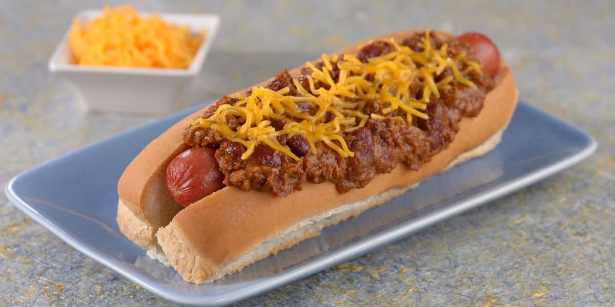 Chili Cheese Dog from Refreshment Corner and Casey's Corner