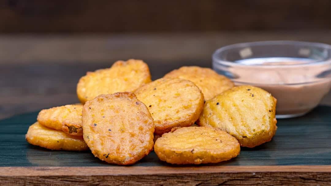 Fried pickles Smokejumpers Grill