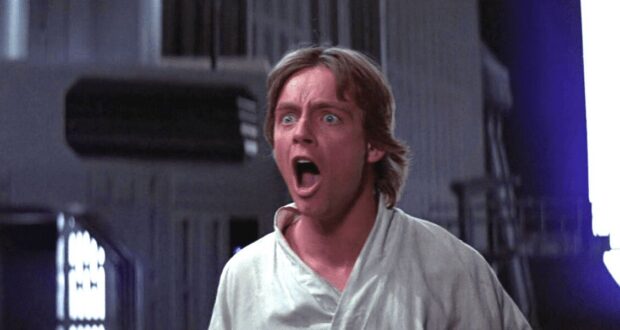 Luke Skywalker screaming
