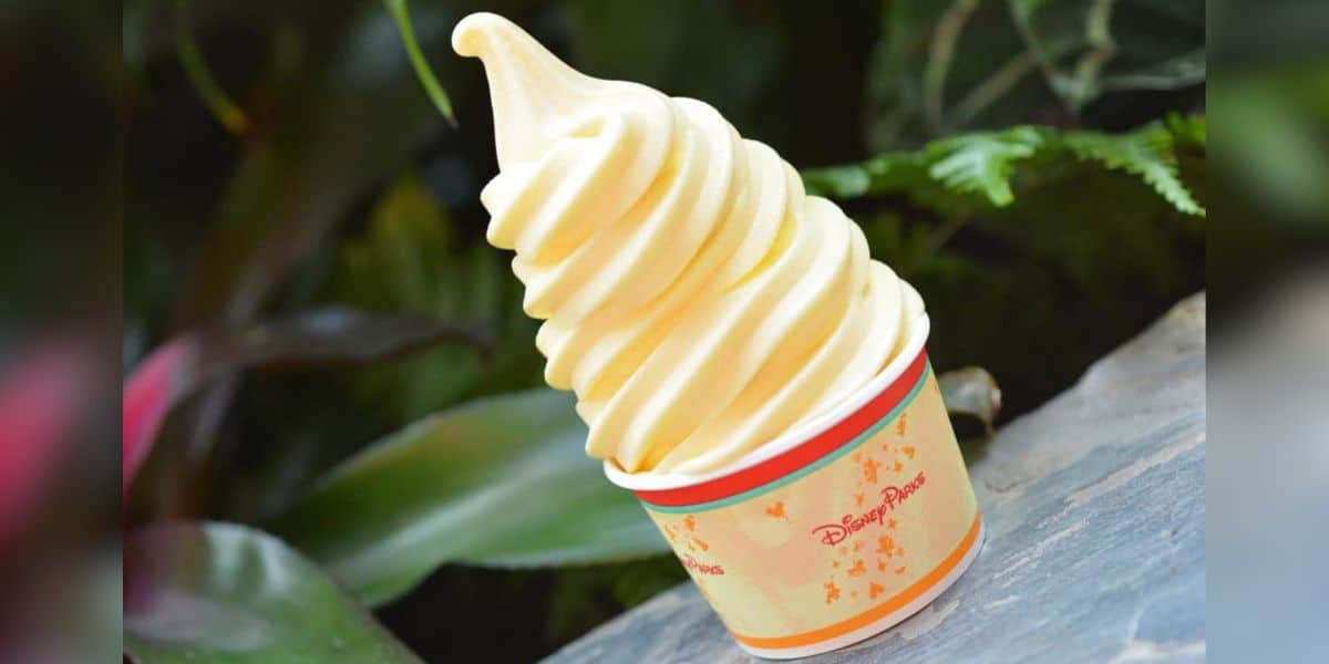 Dole Whip in a Disney Parks cup.