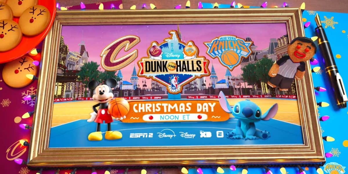 An ad for 'Dunk the Halls'