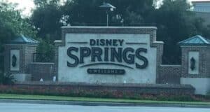 Disney Springs entrance sign