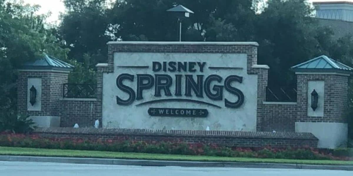 Disney Springs entrance sign