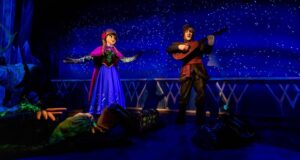 New Anna and Kristoff animatronics on Frozen Ever After at EPCOT