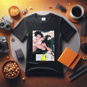 Demon Girl on Motorcycle Illustration Shirt