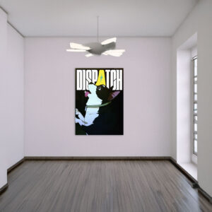 Dispatch Dog with Crown Poster