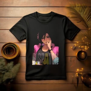 Invisigal with Pink Jacket Shirt