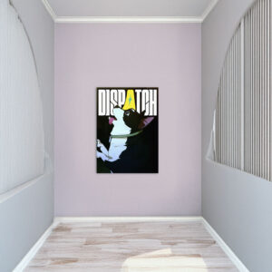 Dispatch Dog with Crown Poster