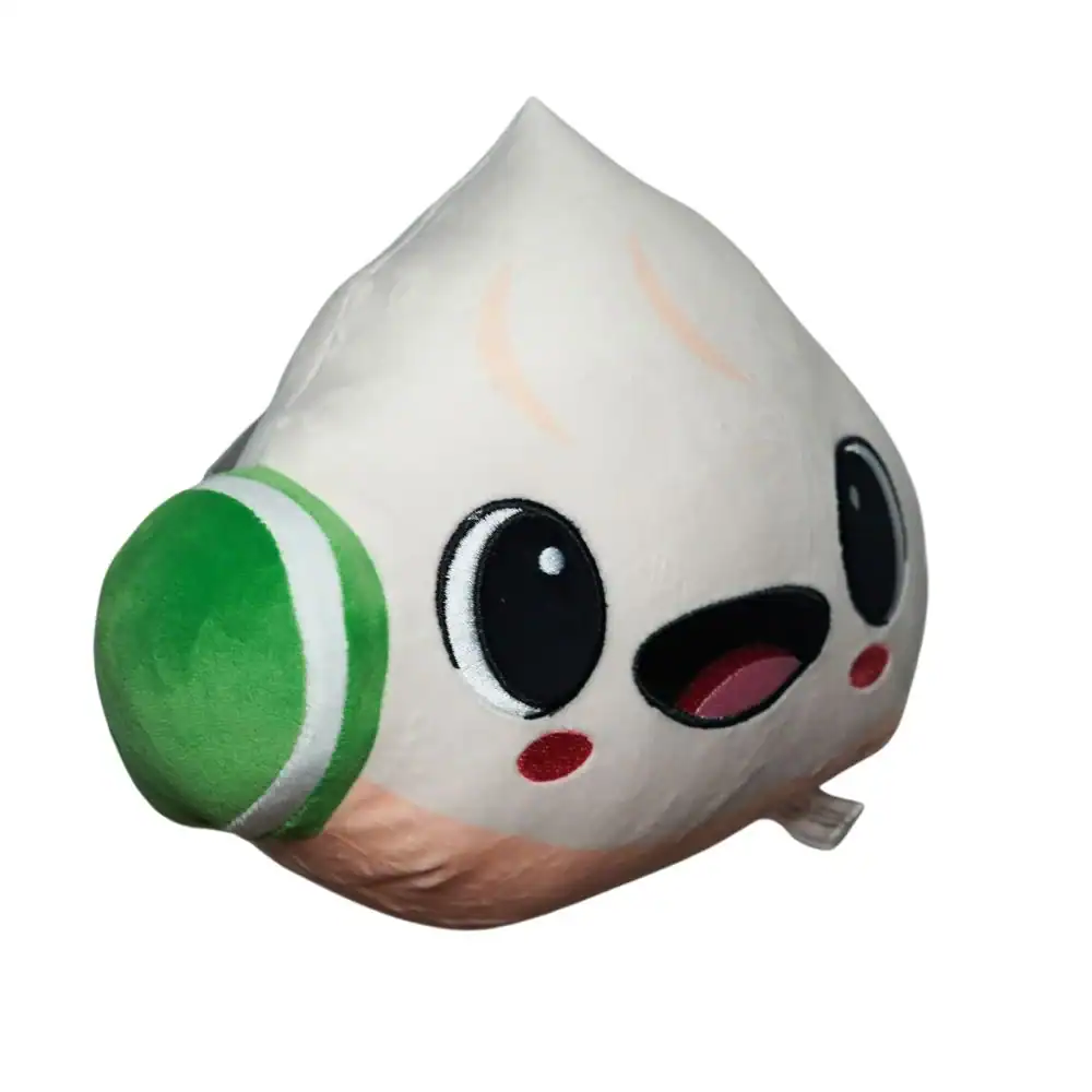 Colourful dumpling character plush toy with large eyes and headphones, perfect for DJ Dumplings fans.