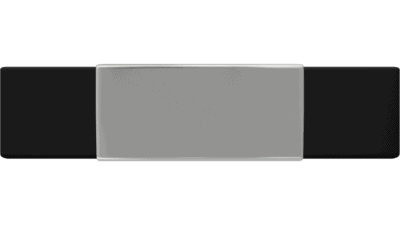 DJUVA Rush ID-armbånd: Stilfuldt sort og sølvfarvet ID-armbånd til børn.