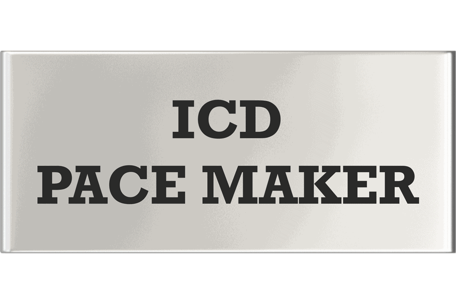 ICD Pacemaker Medicinsk Advarselstag