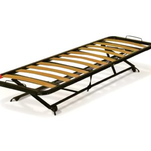 N02 Συρόμενο κρεβάτι μεταλλικό με στρώμα
